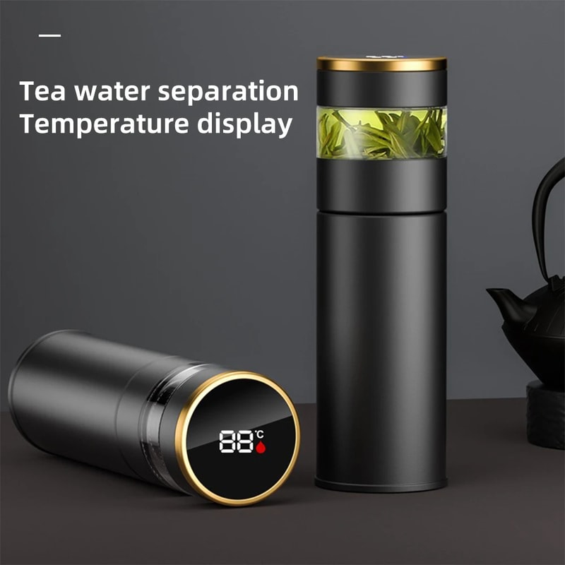 Stainless Steel Tea Thermos With LED Temperature Display 2