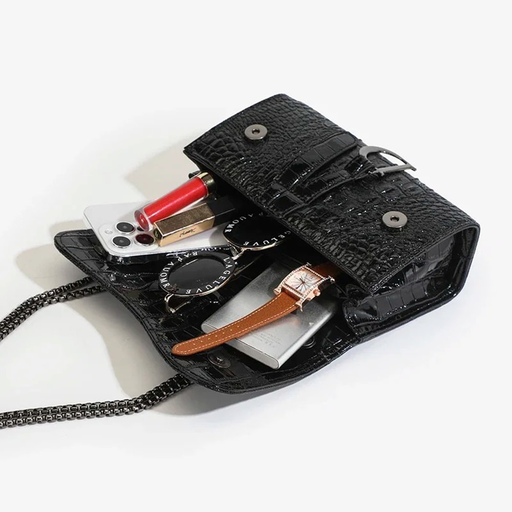 Luxury Womens Crossbody Handbag With Sequined Design Chain Shoulder Messenger Purse 2