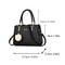 Fashionable Shoulder Crossbody Bag For Middle Aged Moms Large Capacity Womens Handbag With Pendant 3
