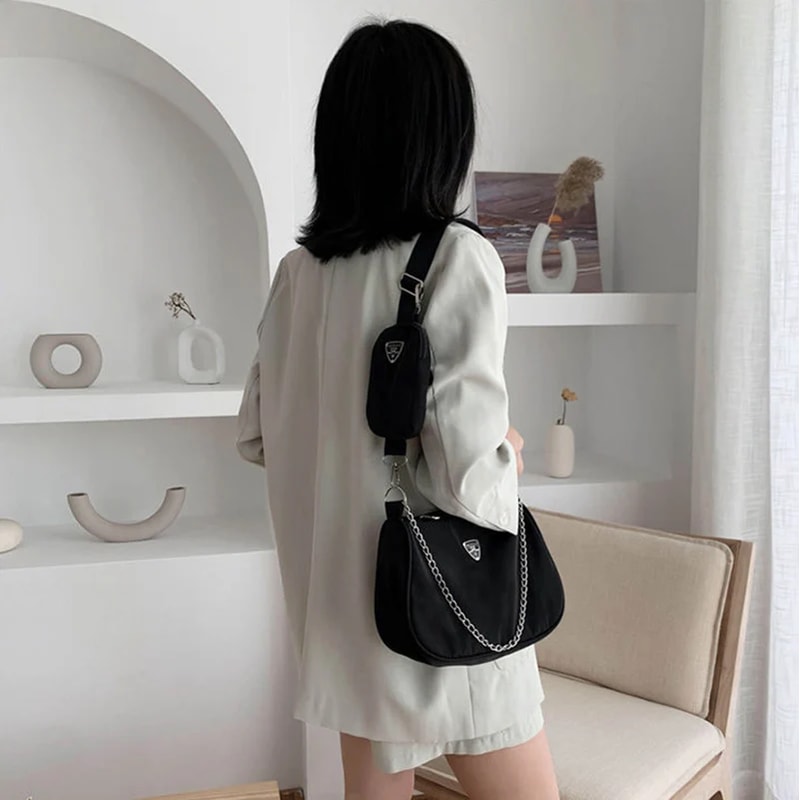 Shoulder Bags For Women Crossbody Bag With Purse Casual Large Capacity Underarm Bag Clutch 5