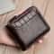 Luxury Leather Mens Wallet Zipper Card Holder with Coin Pocket & Money Bag, Perfect Gift for Men