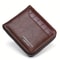 Luxury Leather Mens Wallet Zipper Card Holder with Coin Pocket & Money Bag, Perfect Gift for Men