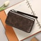 Premium Leather Wristlet Wallet For Men Stylish Business Clutch With Zippered Closure Cardholder P 3