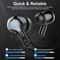 Wireless Earbuds With Noise Cancelling LED Display Waterproof HiFi Stereo Sound Bluetooth Earphone 3