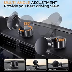 ultra strong magnetic car phone holder foldable & universal mount