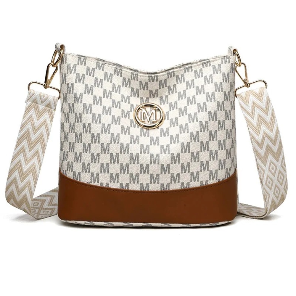 High Quality Retro Color Crossbody Bag Letter Messenger Tote For Business Leisure 4