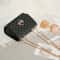 Womens Retro Monogram Chain Crossbody Bag Chic Black Square Design With Logo 3