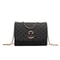 Womens Retro Monogram Chain Crossbody Bag Chic Black Square Design With Logo 5