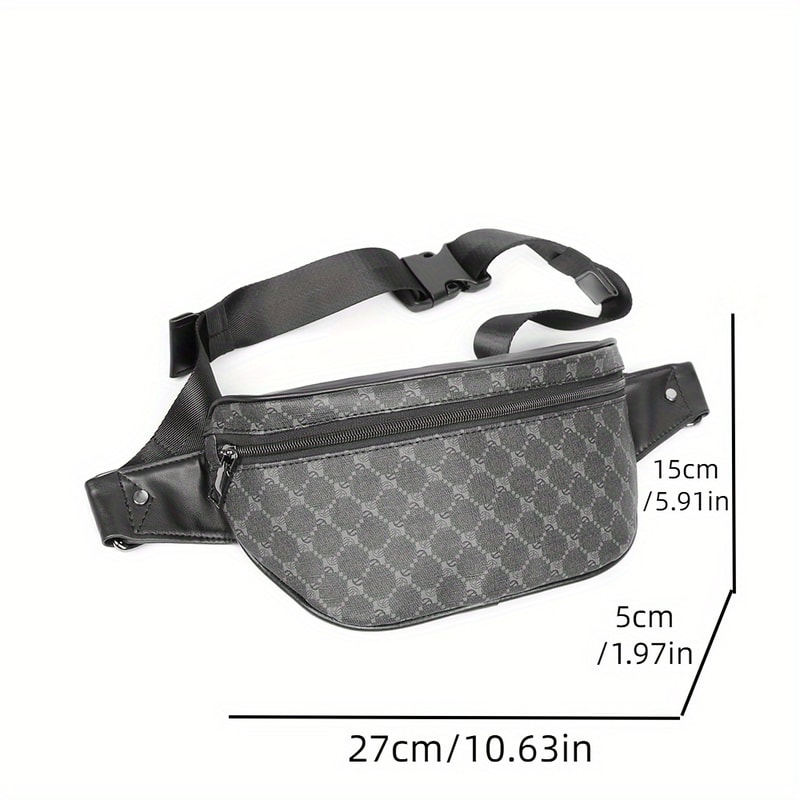 Multifunctional Chest Bag For Men Crossbody Sling Waist Pack For Sports Running And Short Trips 3