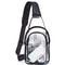 Waterproof Transparent Crossbody Sling Bag Casual Clear Chest Bag For Travel Outdoor Sports 0