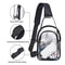 Waterproof Transparent Crossbody Sling Bag Casual Clear Chest Bag For Travel Outdoor Sports 2