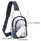 Waterproof Transparent Crossbody Sling Bag Casual Clear Chest Bag For Travel Outdoor Sports 4