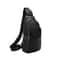 Genuine Leather Crossbody Shoulder Bag For Men Large Capacity Cowhide Chest Pack 0