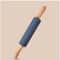 Silicone Non Stick Dough Rolling Pin With Wooden Handles Pastry Baking Tool 5