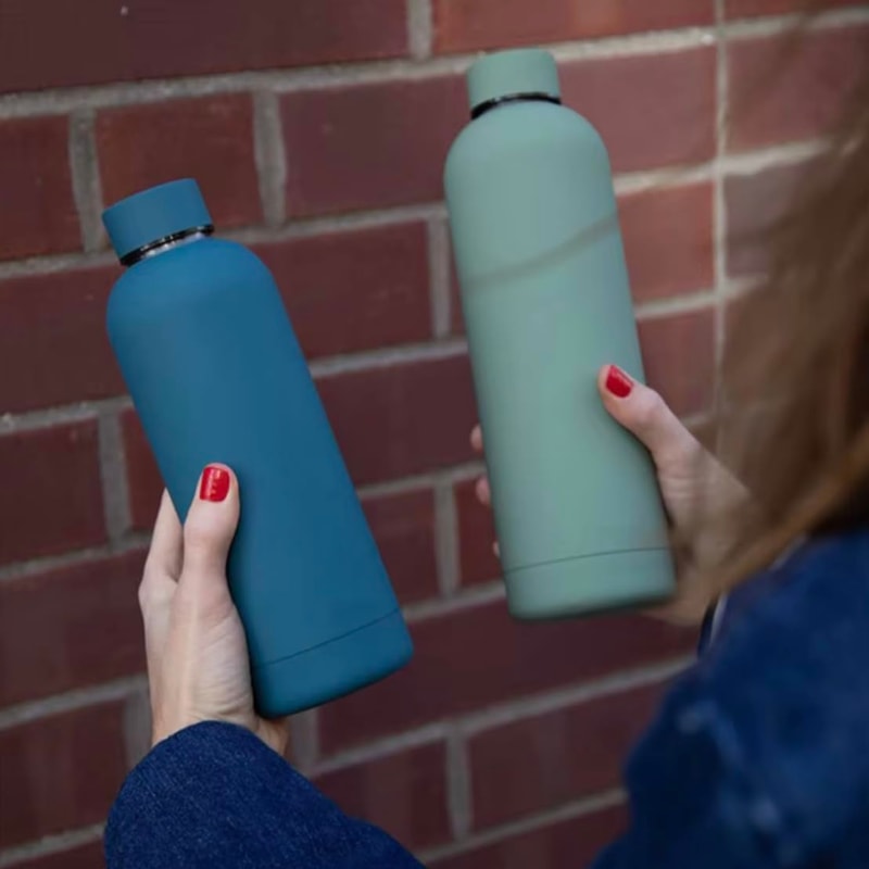 Insulated Stainless Steel Outdoor Sports Water Bottle Coca Cola Bottle Shape For Hiking And Travel 3