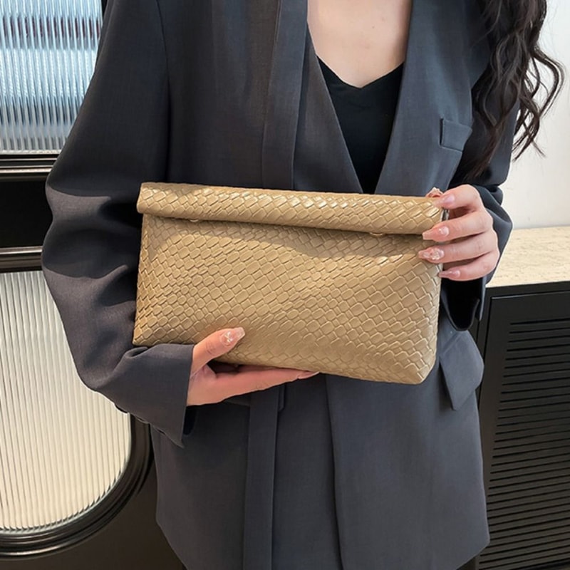 Luxury Womens Multifunctional Clutch Bag Stone Pattern Evening Phone Pocket Handbag With Large Capa 0