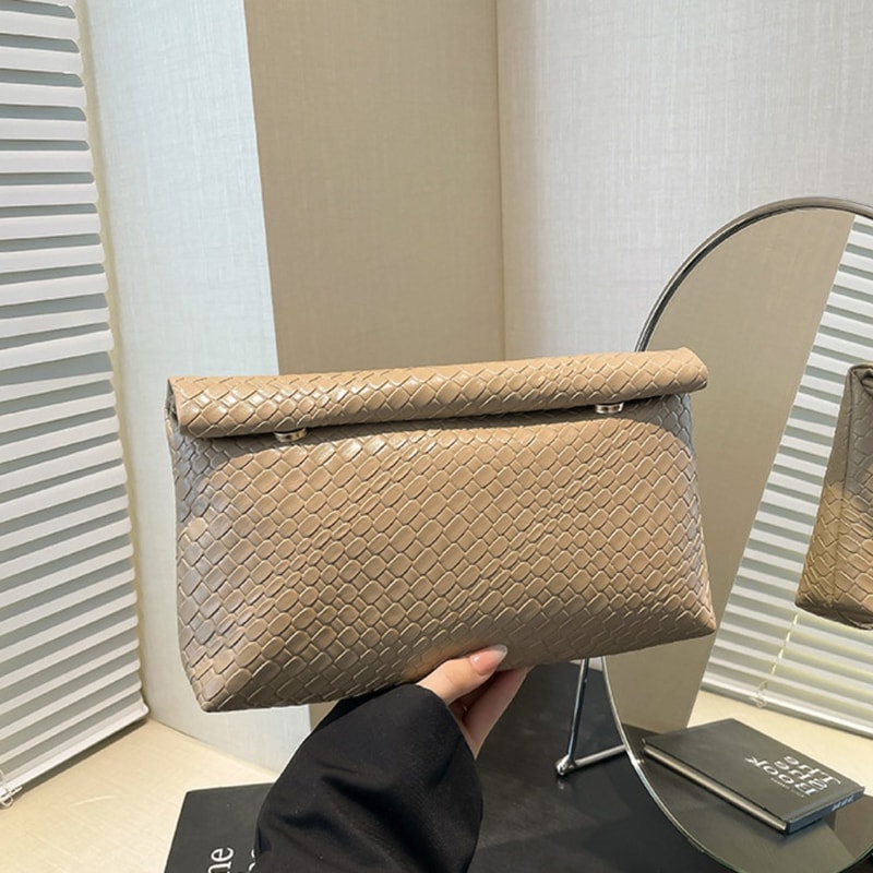 Luxury Womens Multifunctional Clutch Bag Stone Pattern Evening Phone Pocket Handbag With Large Capa 6