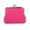 Fashionable Double Layer Coin Purse Wallet Stylish Solid Color Short Clutch Bag PU Card Holder For 3