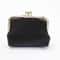 Fashionable Double Layer Coin Purse Wallet Stylish Solid Color Short Clutch Bag PU Card Holder For 4