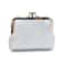 Fashionable Double Layer Coin Purse Wallet Stylish Solid Color Short Clutch Bag PU Card Holder For 5