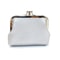 Fashionable Double Layer Coin Purse Wallet Stylish Solid Color Short Clutch Bag PU Card Holder For 5