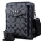 Business Mens Printed Crossbody Bag Stylish Shoulder Bag With Double Zipper And Large Capacity Perf 0