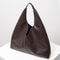 Womens Retro Faux Leather Braided Shoulder Bag Large Capacity Tote Bag For Casual Everyday Style 2