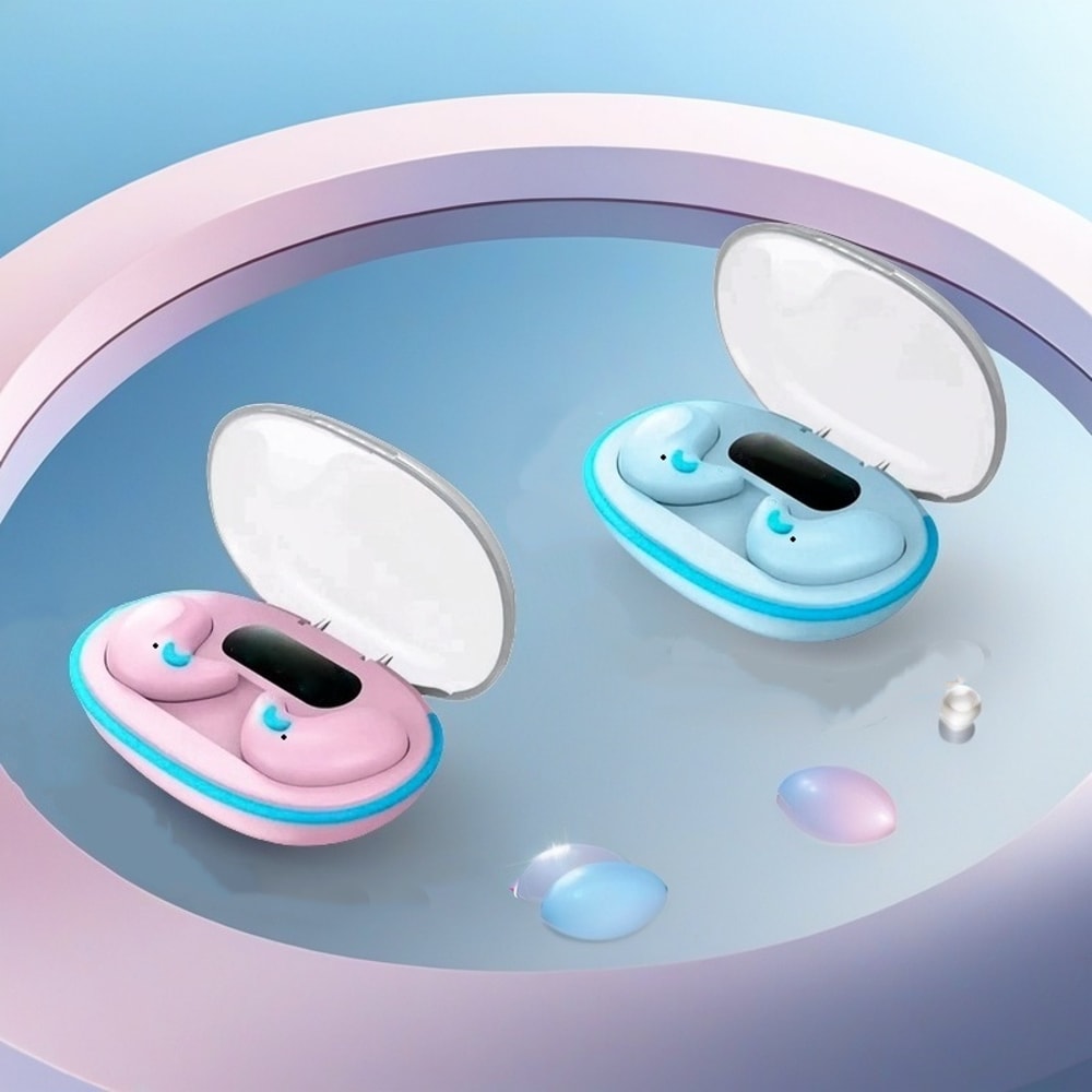 Wireless Sleeping Earbuds Mini Bluetooth TWS Headphones with Mic Waterproof HD Call Quality
