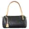 Vintage Style Embossed Letter Cylindrical Handbag Large Capacity Fashion Shoulder Bag 4