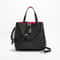 Fashion Brand Womens Large Capacity PU Leather Shoulder Bag With Casual Diagonal Letter Design 0