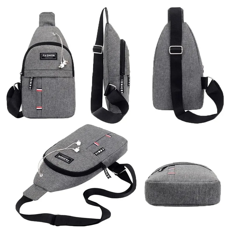 Mens Waterproof Large Capacity Fanny Pack With Adjustable Strap For Outdoor Activities 4