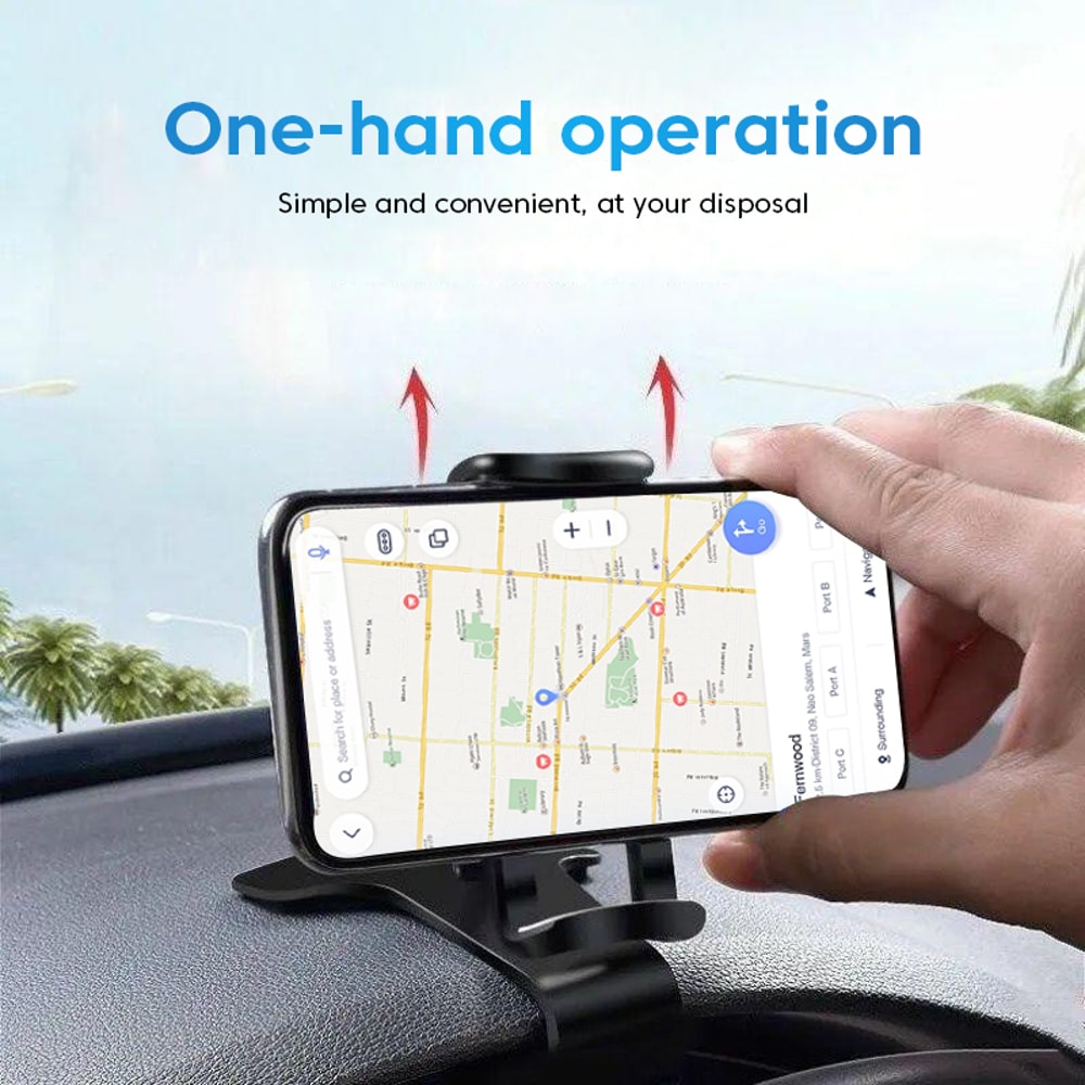 Universal Rotatable Car Phone Holder Auto Grip Bracket for Mobile Phones