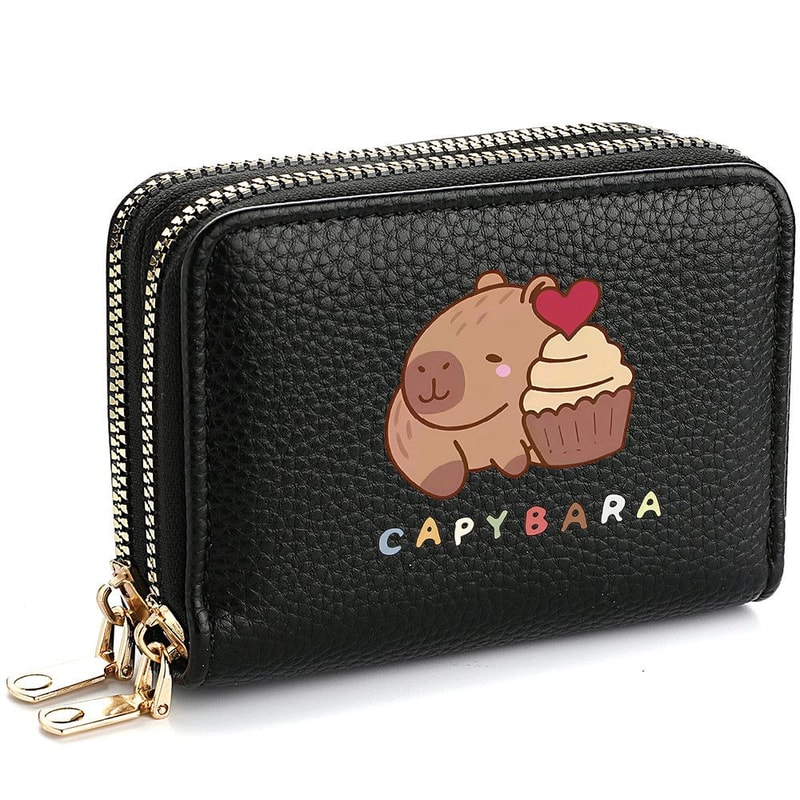 Compact And Cute Womens Wallet Japanese Cartoon Zipper Card Bag 1