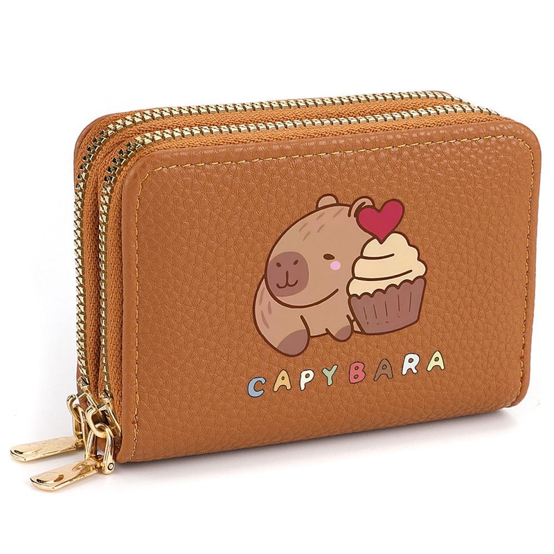 Compact And Cute Womens Wallet Japanese Cartoon Zipper Card Bag 3