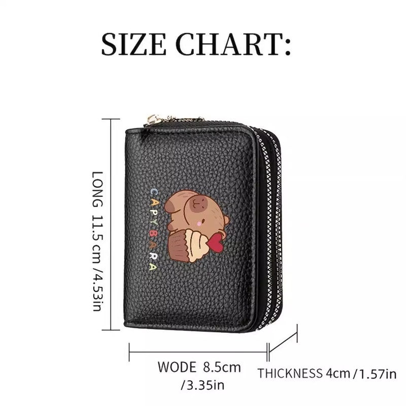 Compact And Cute Womens Wallet Japanese Cartoon Zipper Card Bag 2