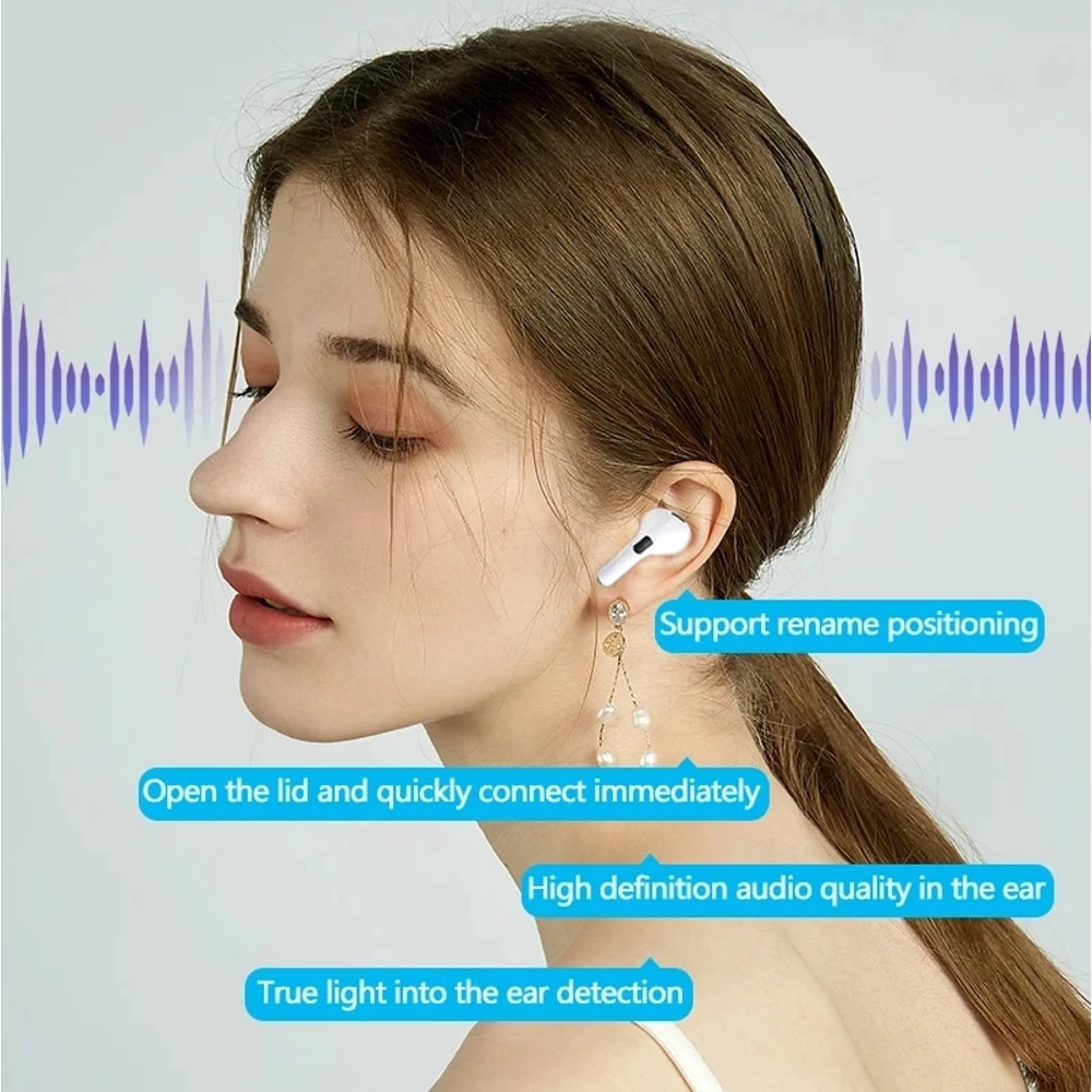 Wireless Bluetooth Headset With Charging Case Noise Cancelling Earbuds For Calls And Music 1