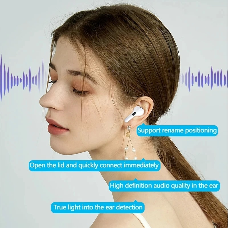 Wireless Bluetooth Headset With Charging Case Noise Cancelling Earbuds For Calls And Music 1