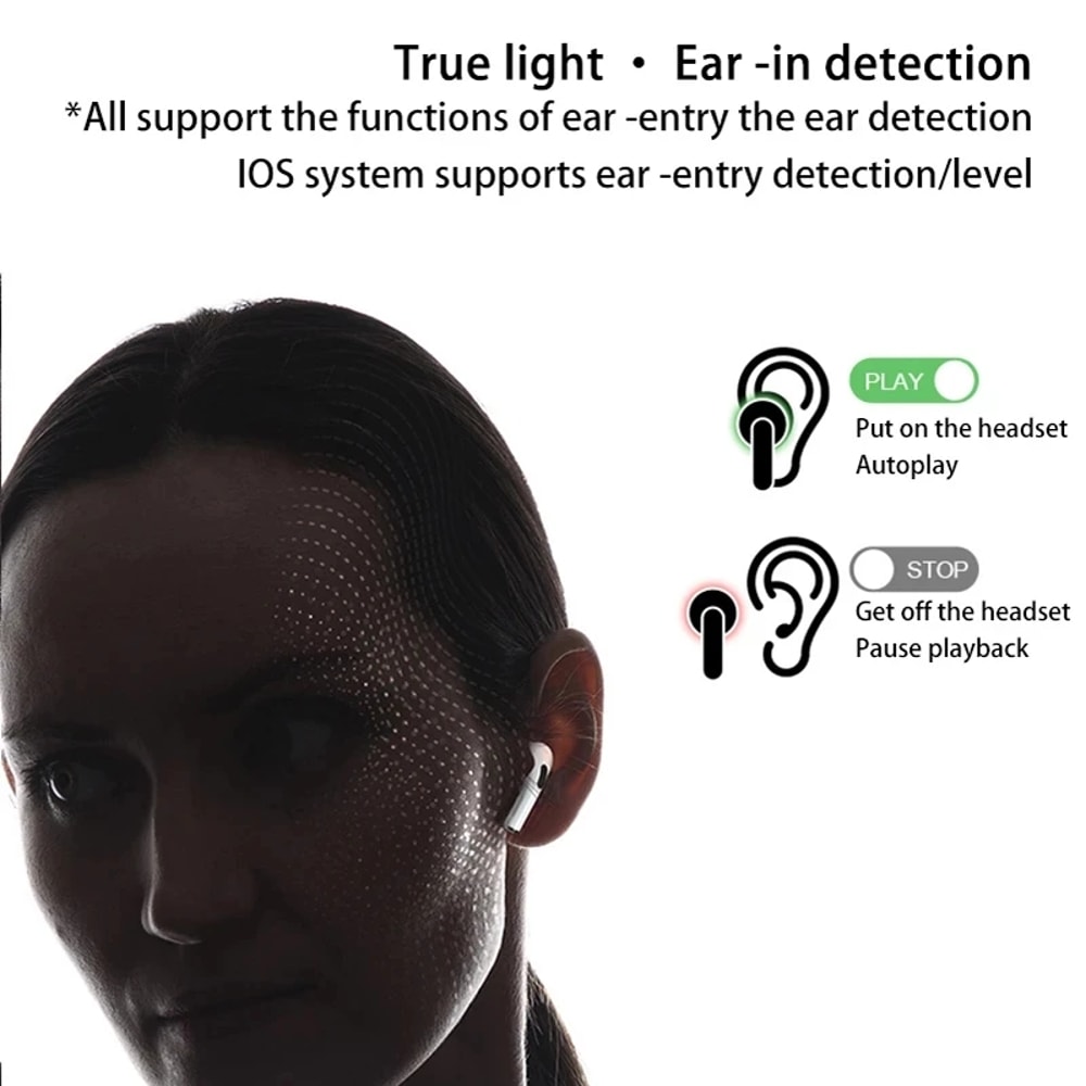 Wireless Bluetooth Headset With Charging Case Noise Cancelling Earbuds For Calls And Music 3