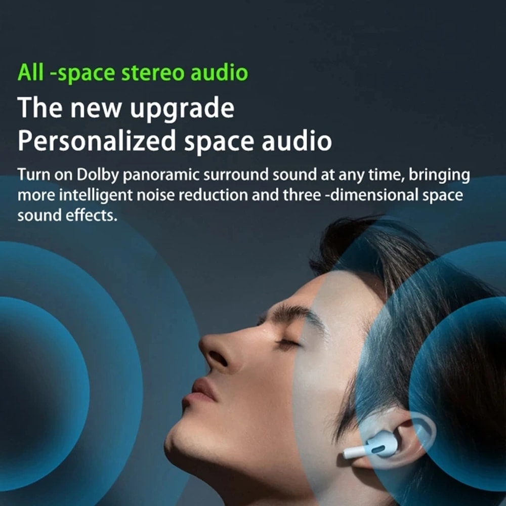 Wireless Bluetooth Headset With Charging Case Noise Cancelling Earbuds For Calls And Music 4