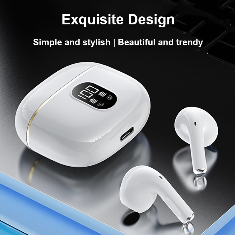 HiFi Bluetooth Earphones Wireless Headphones Noise Cancelling Calling Headset 2