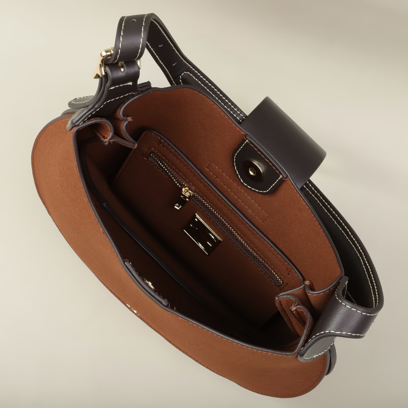 Elegant Dumpling Shape Handbag For Women Minimalist Under Leg Bag 2