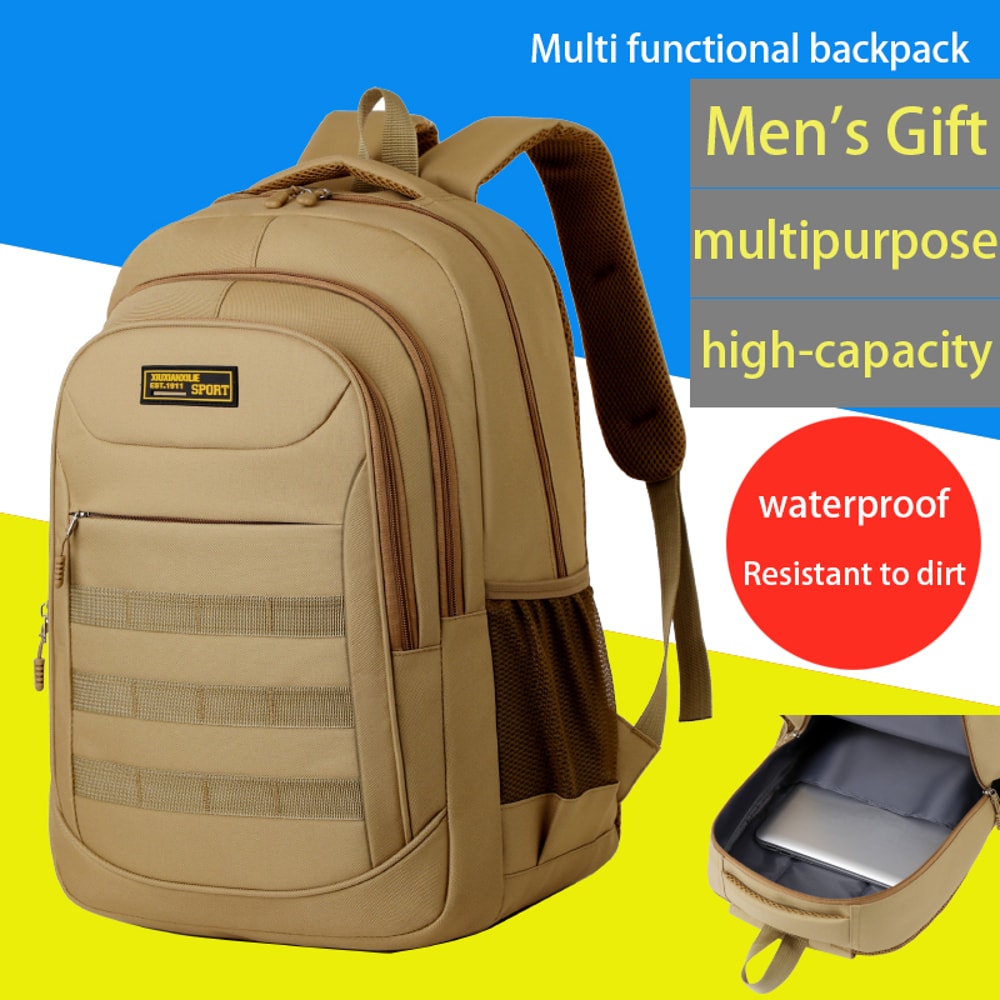 Large Capacity Laptop Backpack Durable Travel Multi Purpose Bag 2