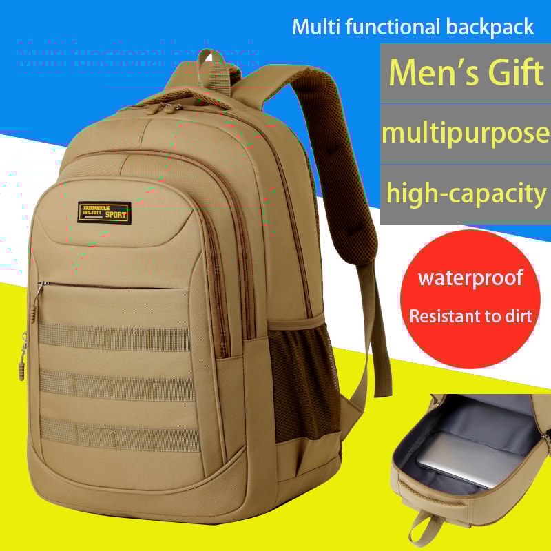 Large Capacity Laptop Backpack Durable Travel Multi Purpose Bag 2