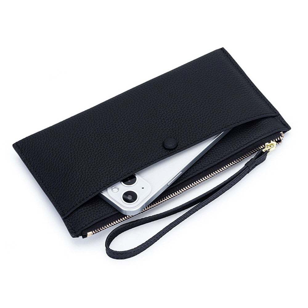 Genuine Leather Women Long Wallet Ladies Clutch Coin Purse Credit Card Holder 0