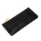 Sleek Womens Card Wallet Minimalist Black Zipper Purse Compact Everyday Wallet 0