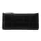 Sleek Womens Card Wallet Minimalist Black Zipper Purse Compact Everyday Wallet 7