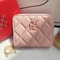 Pink Coin Purse PU Leather Womens Wallet Casual Luxury 1