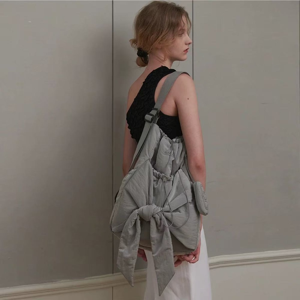 Fashion Casual Small Bag Nylon Crossbody Convertible Tote For Women 4