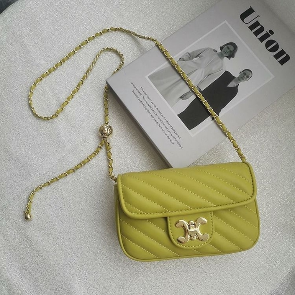 Green Fairy Rhombus Shoulder Bag Small Fragrance Chain Messenger Handbag Niche High Quality Fashion 5