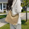 Corduroy Messenger Bag For Women Versatile Shoulder Handbag Crossbody Bag 2